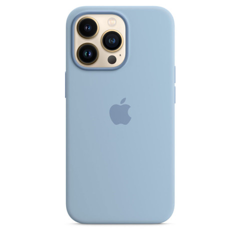 Чохол LUX Silicone Case для iPhone 13 Pro Blue Fog with MagSafe
